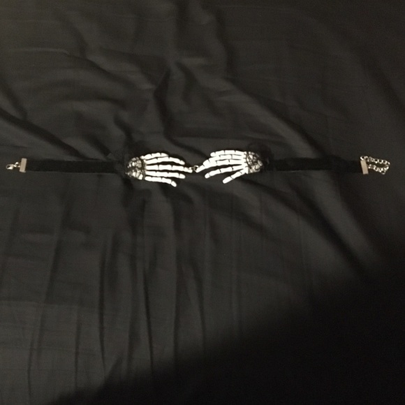 Walmart Jewelry - SOLD Gothic Skeleton Hands Choker